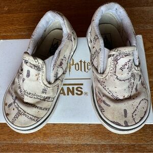 Marauder's Map Harry Potter Toddler Vans
